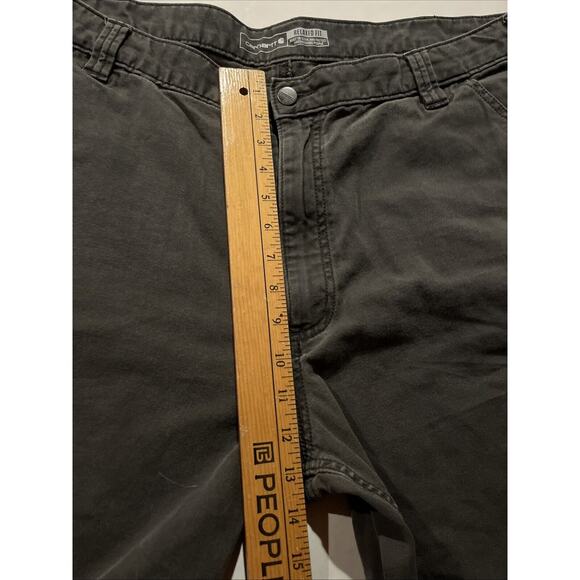 Carhartt Men’s 42x31 Canvas Carpenter Workwear Gray Outdoor Workwear Travel - Picture 8 of 14